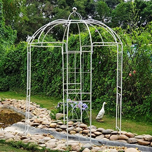 Amazon.com : SCENDOR Birdcage Shape Garden Arches Arbors,9' High x .