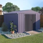 Amazon.com : VEIKOU 8 x 10FT Storage Shed with Thickened .