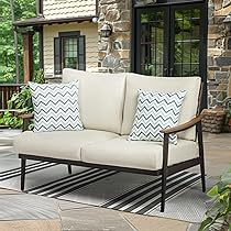 Amazon.com: NATURAL EXPRESSIONS Outdoor Patio Loveseat, Patio .