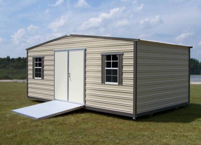 Aluminum Standard Style Shed → H&H Outdo