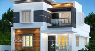4 bedrooms 1520 sq. ft. modern home design | House balcony design .