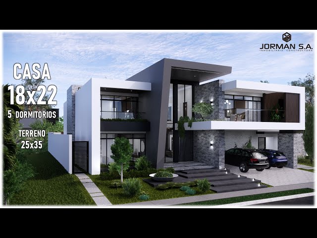 House Design | Modern House Design | 18x22m 2 Storey | 5 Bedrooms .
