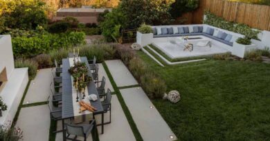 A Modern Landscape Was Designed For This Californian Backyard .