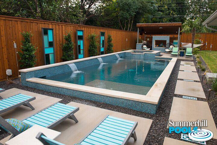 Modern Pool Builders Dallas TX | Summerhill Poo
