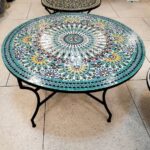 Mosaic Table for Outdoor & Indoor unique mandala design 100 .