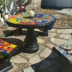 Glass or Ceramic Tile for Mosaic Patio Table | How To Mosaic Bl