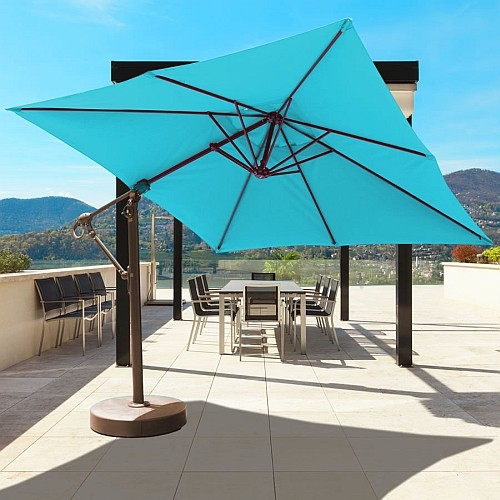 10' x 10' Cantilever Offset Patio Umbrella | iPatioUmbrella.c