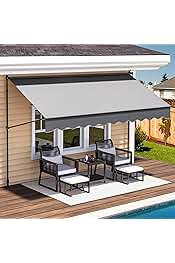 Amazon.com: Patio Awnings - Patio Awnings / Patio Umbrellas .