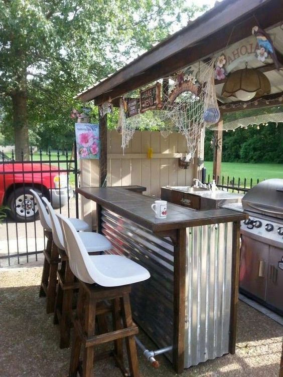 Cozy Backyard Bar Ideas You'll Adore | DecorTrendy | Diy outdoor .
