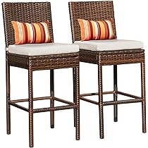 Amazon.com: Sundale Outdoor Bar Stools 30 Inch Seat Height Set of .