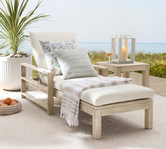 Indio Outdoor Chaise Lounge | Pottery Ba