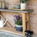 Leisure Made Athens Concrete Outdoor Console Table 970312 - The .