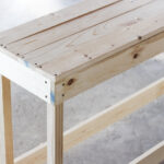 How to Build an Outdoor Console Table - Love Grows Wi