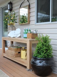 20 Outdoor Console Table ideas | outdoor console table, diy .