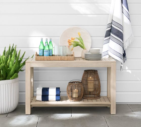 Outdoor Console, Coffee, & Accent Tables | Pottery Ba