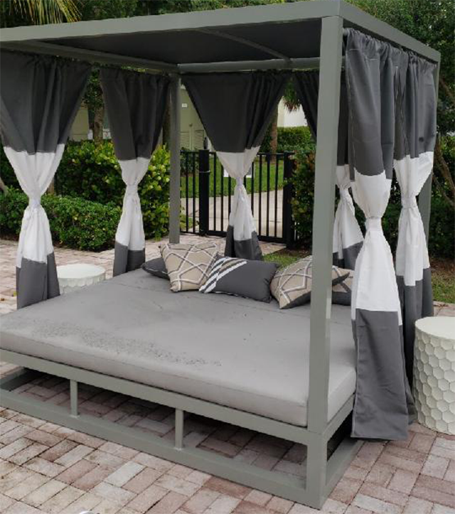 Daybed with Canopy E-5000 | Florida Patio: Outdoor Patio Furnitu