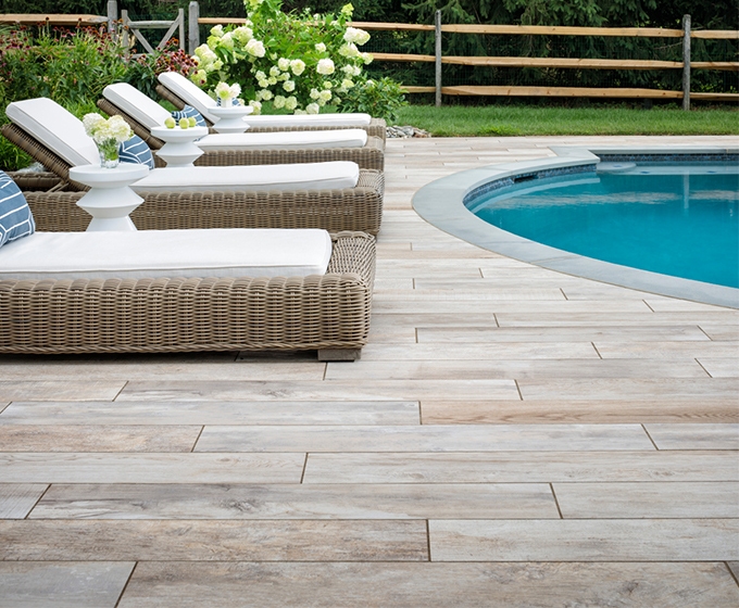 Porcelain Pavers for Pool Decks, Driveways and Pati