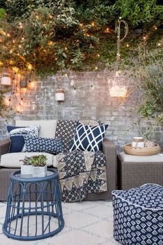 17 Best Blue Patio ideas | patio, blue patio, outdoor dec