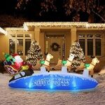 Amazon.com: Funflatable 8 FT Christmas Inflatables Nativity Scene .