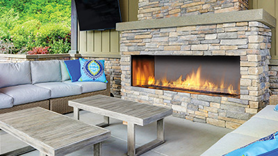 Regency Horizon HZO60 | Linear Outdoor Gas Firepla