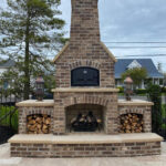 Outdoor Combo Fireplace and Pizza Oven - Round Grove Produc
