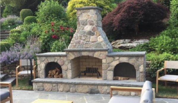 4 Outdoor Fireplace Ideas | Haynes Materia