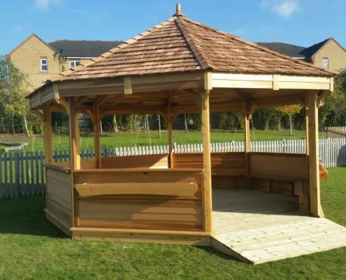 Outdoor Classroom Gazebos for Schools Made From Premium Materia