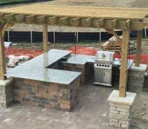 Outdoor Kitchen Pergola | Explore Unique BBQ & Grill Pergolas for .