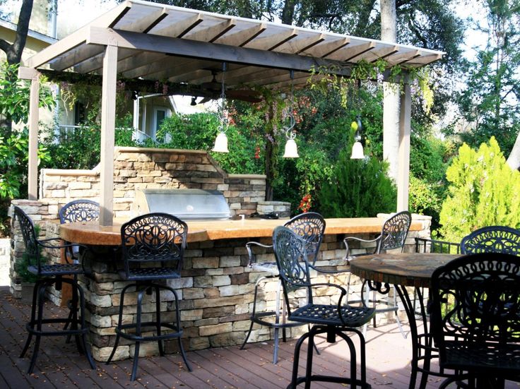 Outdoor Kitchen Ideas on a Budget: Pictures, Tips & Ideas | Rustic .