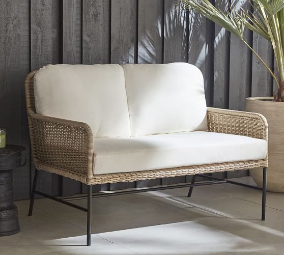 Loveseat All Outdoor Lounge Furniture | Pottery Ba