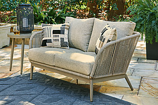 Swiss Valley Outdoor Loveseat with Cushion | Ashl