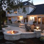 Outdoor Kitchen Deck and Outdoor Patio Designs With Curv