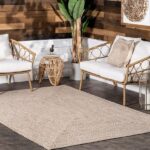 nuLOOM Lefebvre Casual Braided Tan 10 ft. x 13 ft. Patio Indoor .