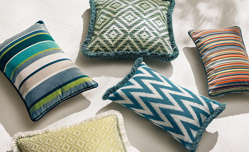 Buy Designer Outdoor Cushions Online - Romo Fabri