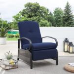 Cisvio Outdoor Recliner Adjustable Patio Reclining Lounge Chair .