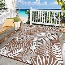 Amazon.com: HiiARug Outdoor Rug 5x7Ft Outdoor Plastic Straw Rug .