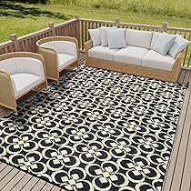 Amazon.com: HUGEAR Outdoor Plastic Straw Rug, Waterproof Outdoor .