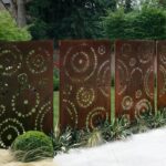 Custom Made Size Outdoor Privacy Screen, Outdoor Privacy, Metal .