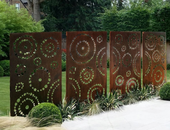 Custom Made Size Outdoor Privacy Screen, Outdoor Privacy, Metal .