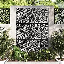 Amazon.com: Elevens Metal Privacy Screen Outdoor Decor Privacy .