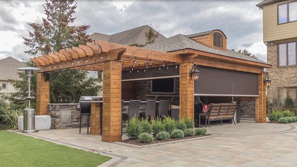 Enhance Outdoor Spaces with Motorized Porch and Patio Screens .