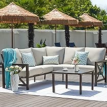 Amazon.com: NATURAL EXPRESSIONS 6 Pieces Patio Furniture Sets .