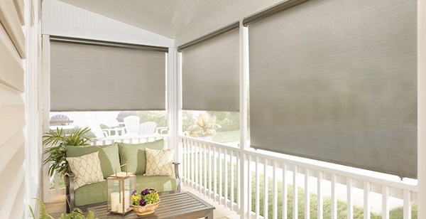 How Outdoor Shades Block Wind, Rain and Sun - Blindsgalore Bl