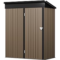 Amazon.com : Polar Aurora Outdoor Storage Shed, 5 x 3 FT Metal .