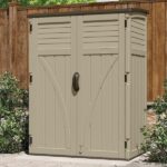 Suncast 2 ft. 8 in. x 4 ft. 5 in. x 6 ft. Large Vertical Storage .