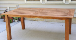 DIY Outdoor Table - Angela Marie Ma