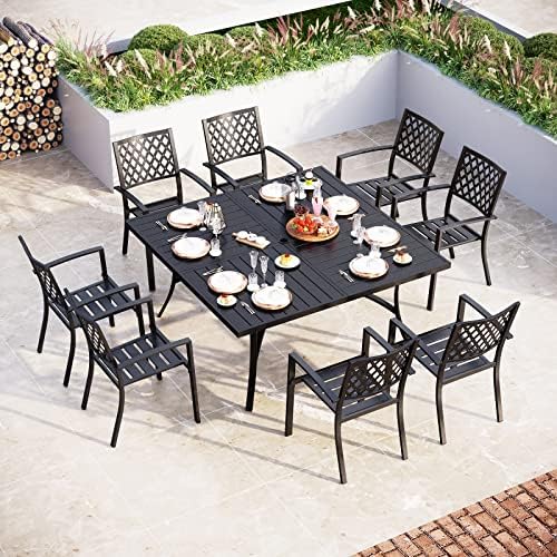 Amazon.com: Sophia & William Patio Dining Set Outdoor Table and .