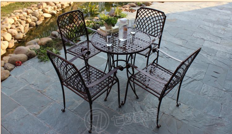 INDOOR OUTDOOR TABLE CHAIRS PATIO SETTING Metal Garden Balcony .