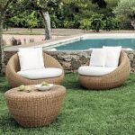 Point Bubble Chair, Modern, Outdoor, Wicker, Patio, Lounge, Chairs .