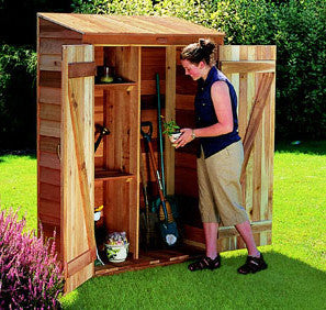 Outdoor Garden Hutch, 2x4 Patio Storage Shed – Cedarshed U